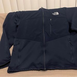 The North Face Jacket Mens XL Full Zip Outdoor Sweater Navy Casual Adult